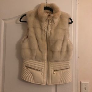 GUESS faux fur vest